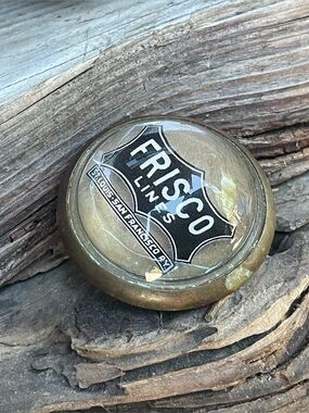 Vintage Bridle Rosette Single "FRISCO LINES" St. Louis . SanFrancisco